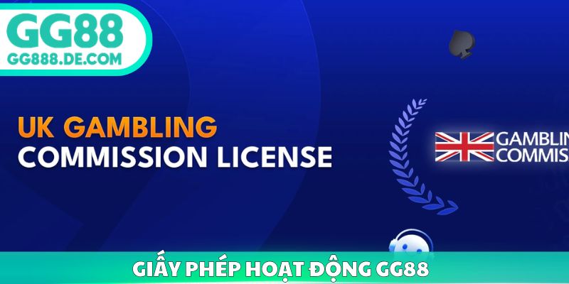 Giấy phép hoạt động GG88