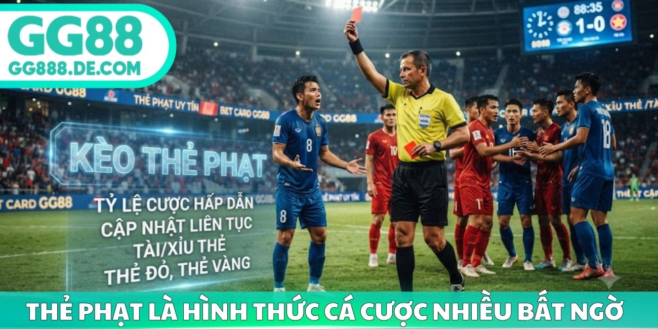 Thẻ phạt là hình thức cá cược nhiều bất ngờ