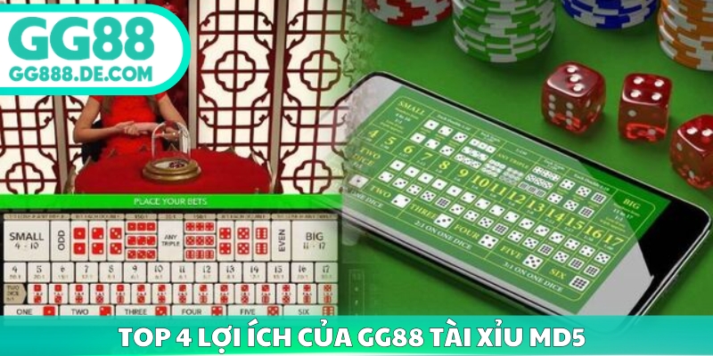Top 4 lợi ích của GG88 tài xỉu MD5